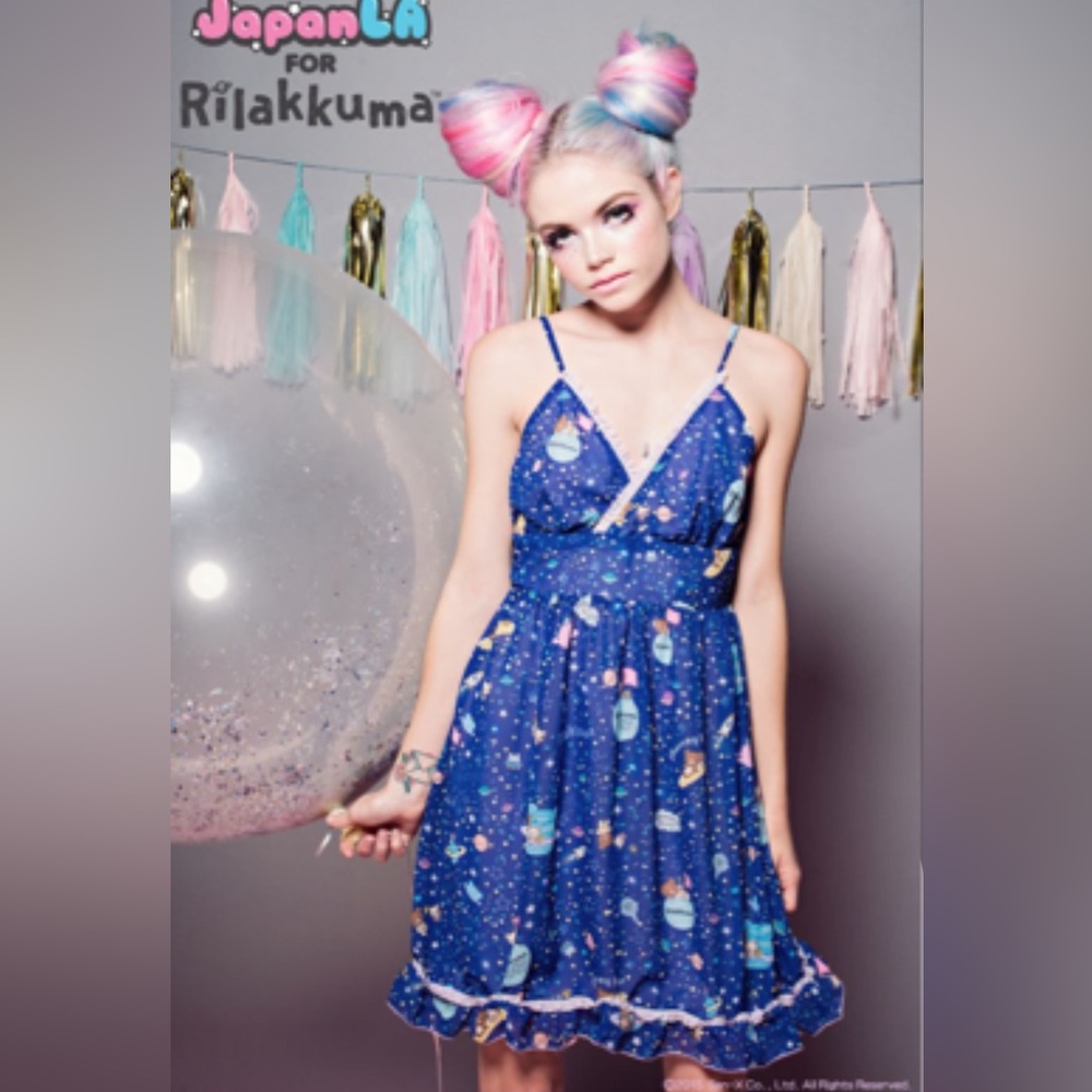 JapanLA Rilakkuma Space Mini Dress Size S Limited Edition